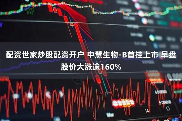 配资世家炒股配资开户 中慧生物-B首挂上市 早盘股价大涨逾160%